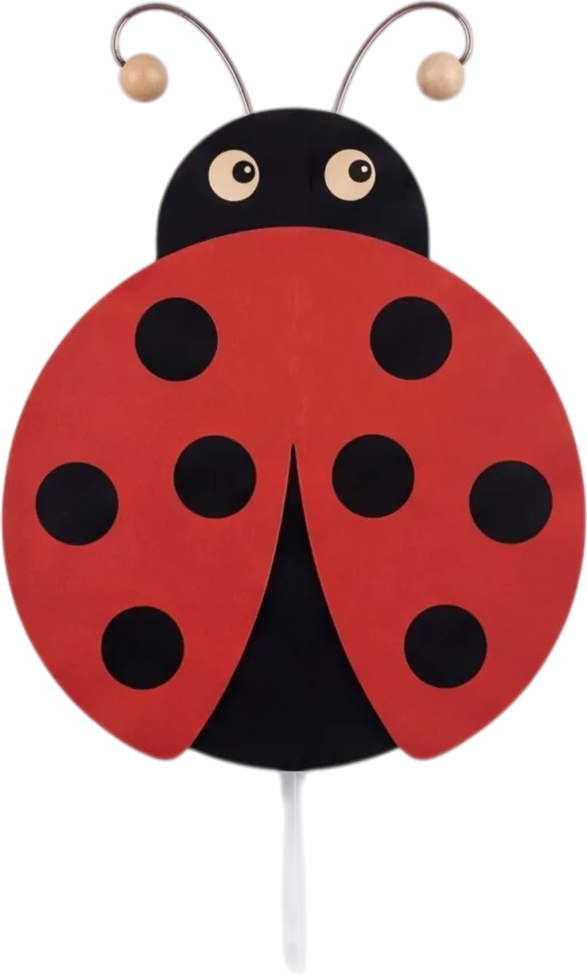 Personalized Wooden Ladybird Nursery Lamp & Night Light
