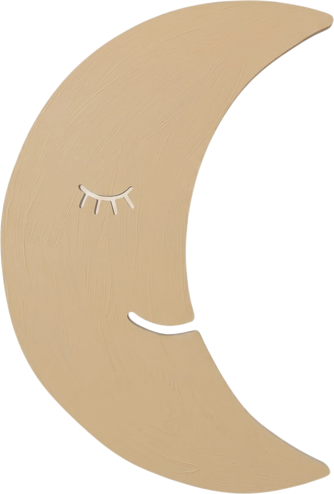 Personalized Wooden Moon Nursery Lamp & Night Light